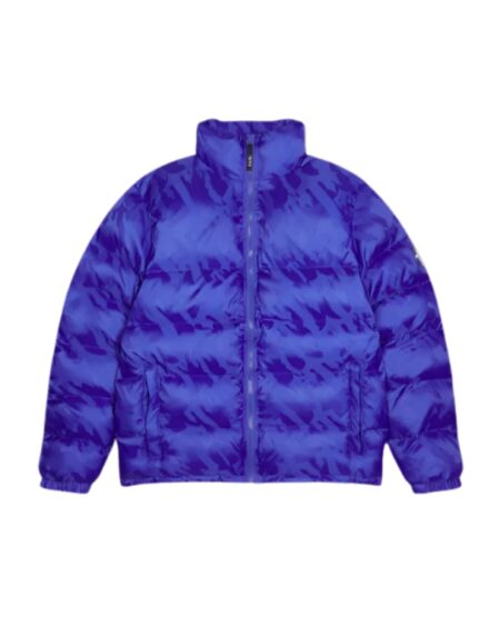 TRAPSTAR IRONGATE T JACQUARD PRINT PUFFER (DAZZLING BLUE)