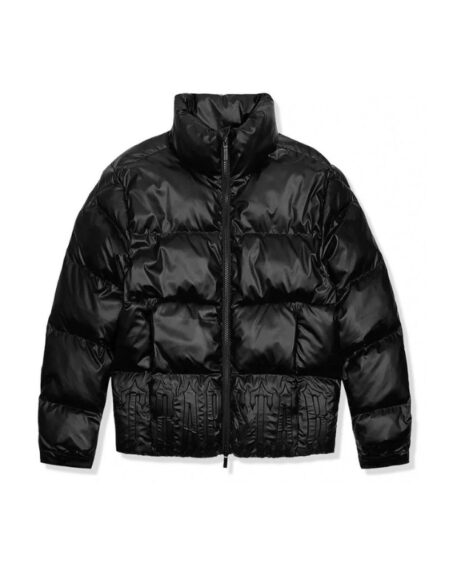 Trapstar Irongate Embossed Puffer Jacket Matte Black