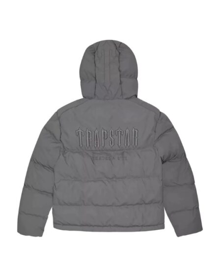 Trapstar Decoded Hooded Padded Jacket Gray