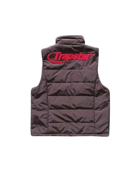 TRAPSTAR VEST HYPERDRIVE BLACK AND RED