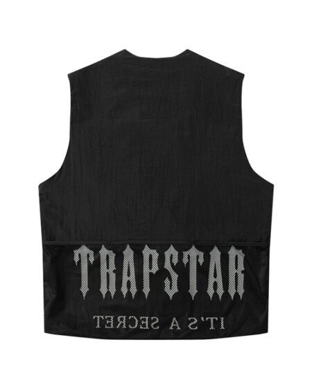 TRAPSTAR LONDON IRONGATE MESH POCKET VEST – BLACK