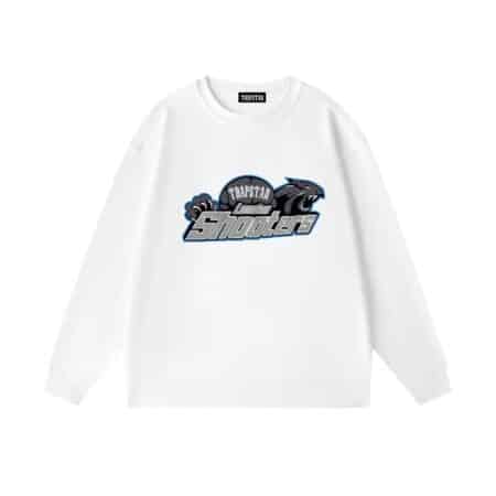 Trapstar Shooters Full Sleeve White T Shirts