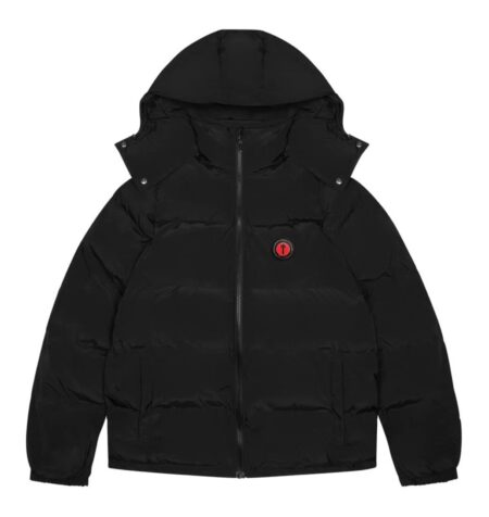 Trapstar Irongate Hooded Padded Jacket Black