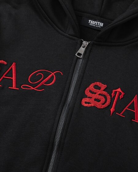 TRAPSTAR SCRIPT ZIP THROUGH HOODIE TRACKSUIT