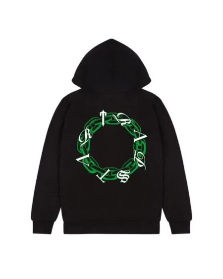 NEW CHAIN SCRIPT HOODIE -BLACK -