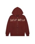 TRAPSTAR LONDON SCRIPT ZIP THROUGH HOODIE