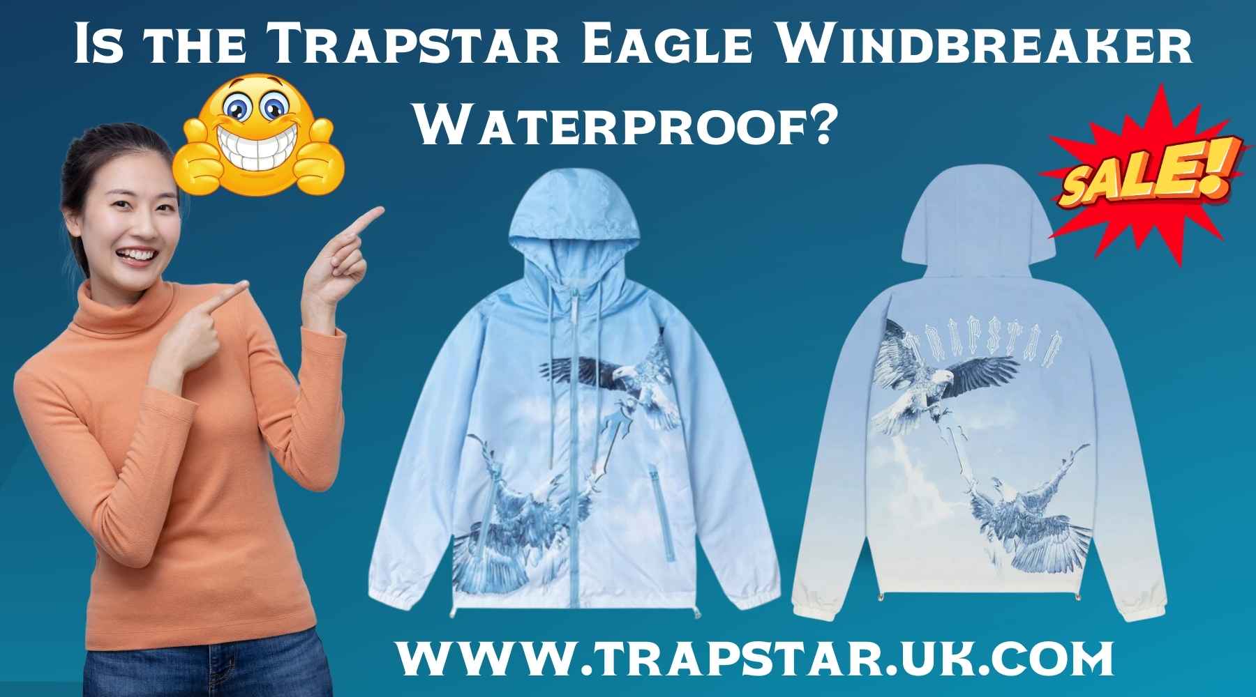 Is the Trapstar Eagle Windbreaker Waterproof?