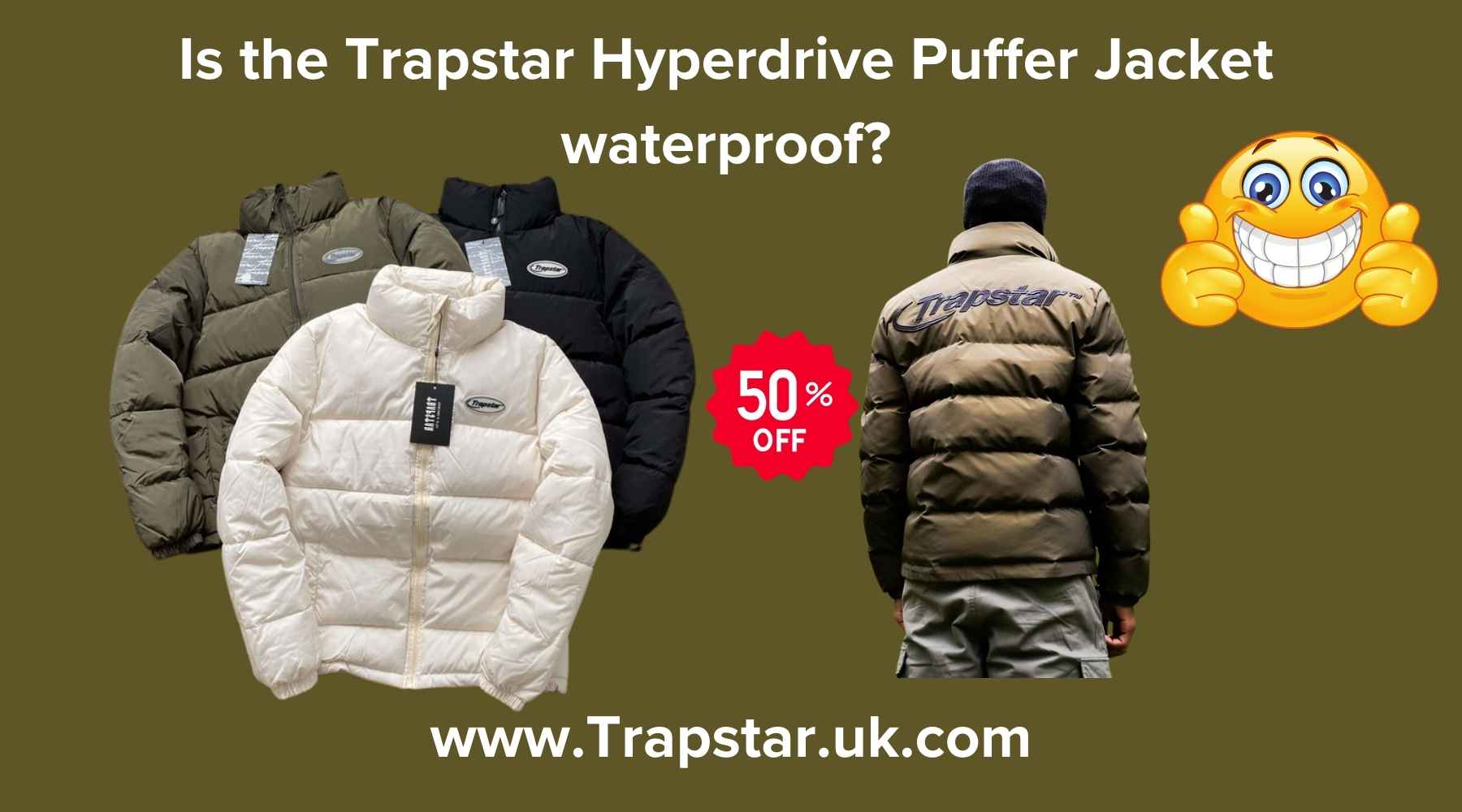 Is the Trapstar Hyperdrive Puffer Jacket Waterproof?