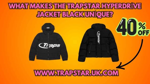 What makes the Trapstar Hyperdrive Jacket Black unique?