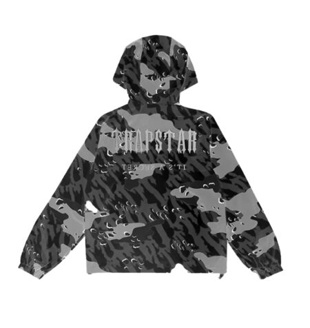 TRAPSTAR DECODED WINDBREAKER - BLACK CAMO