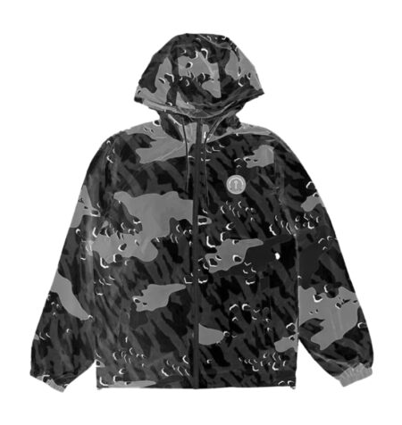 TRAPSTAR DECODED WINDBREAKER - BLACK CAMO